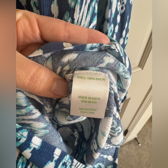 Lilly Pulitzer Blue and White Jumpsuit - Picture 4 of 5